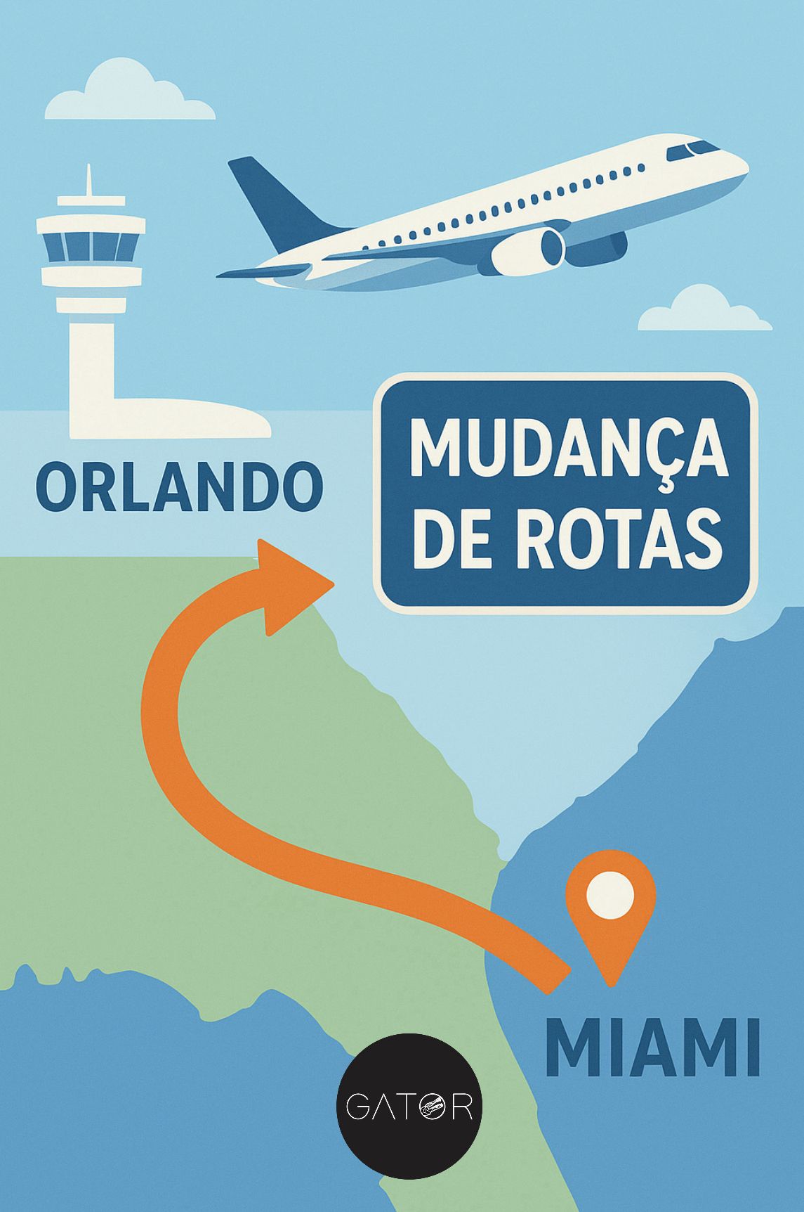 Mudança de Rotas Aéreas Entre Orlando e Miami: Como a Gator Transfer Executivo Transforma Seu Deslocamento em uma Experiência Exclusiva
