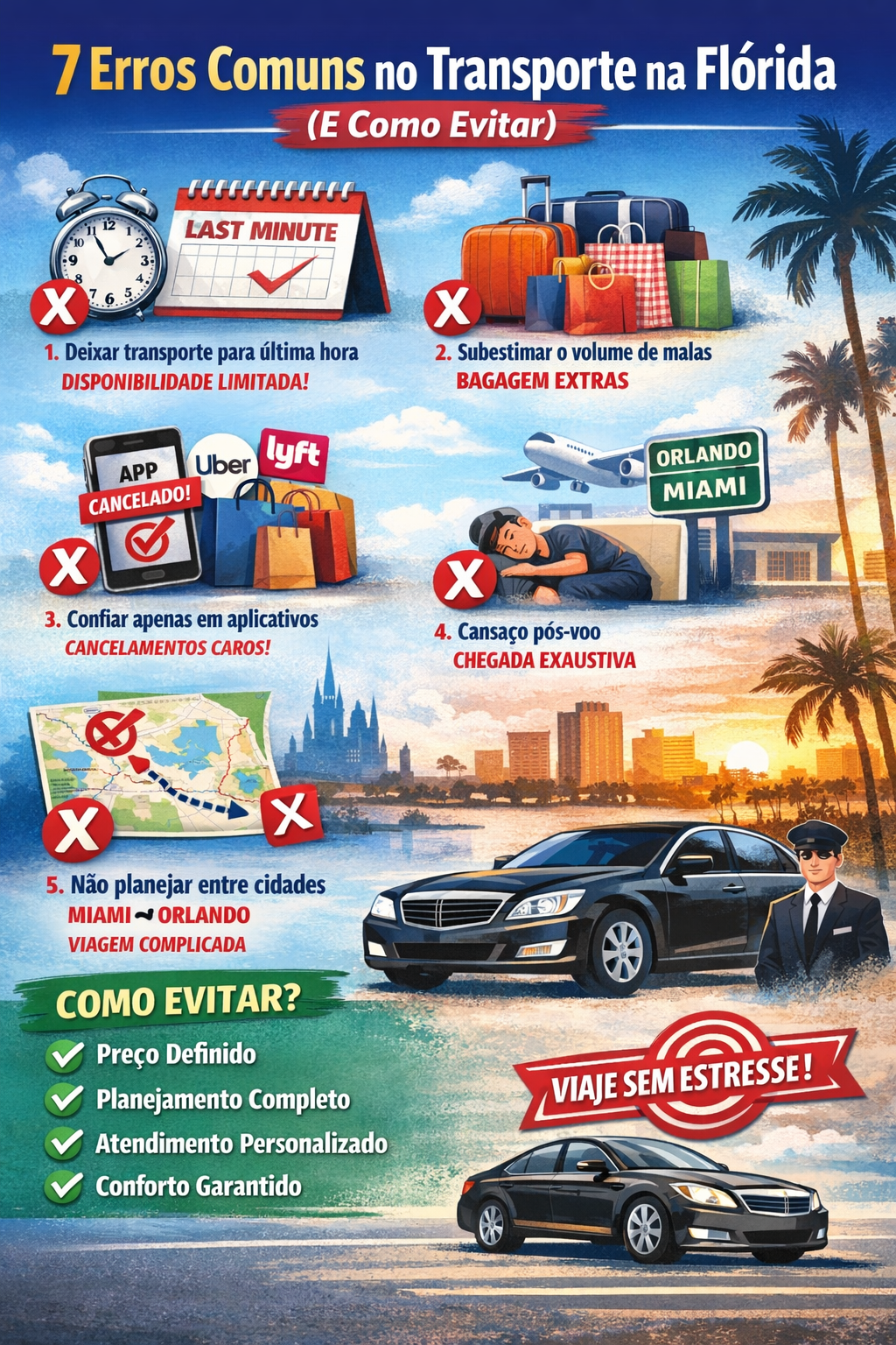 7 Erros Comuns no Transporte na Flórida (E Como Evitar)