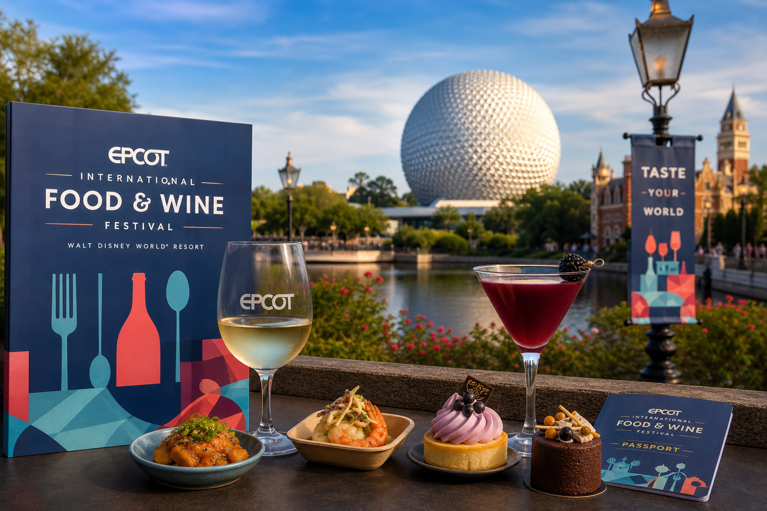 Epcot International Food & Wine Festival: uma viagem de sabores para descobrir em Orlando